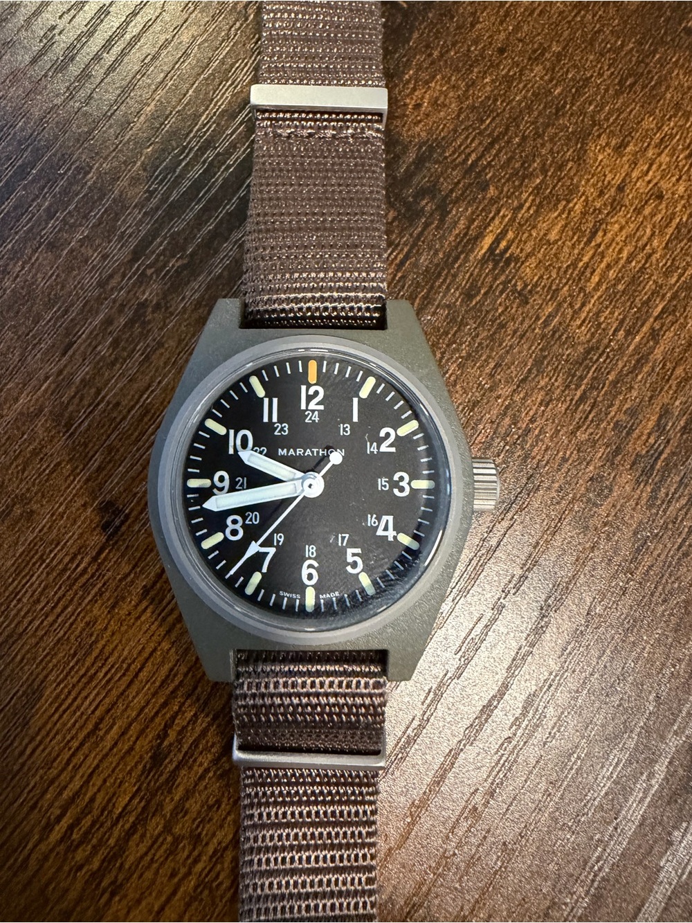 Marathon 34mm General Purpose Quartz with MaraGlo